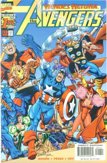 The AVENGERS #1 Marvel Comics 1998 NM