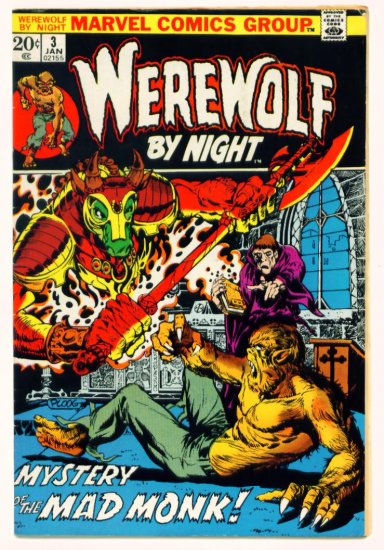 WEREWOLF By Night #3 Marvel Comics 1973 Mike Ploog