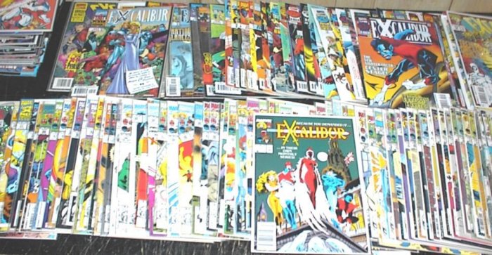 EXCALIBUR Lot of 125 Marvel Comics Nightcrawler X-Men