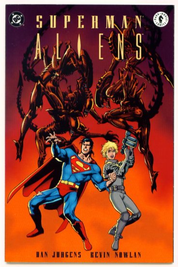 SUPERMAN ALIENS #2 Dark Horse and DC Comics 1995