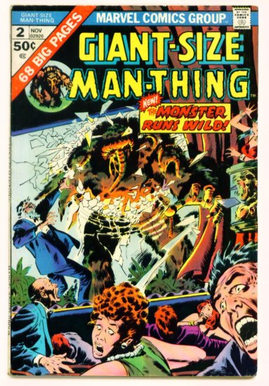 MAN-THING GIANT-SIZE #2 Marvel Comics 1974