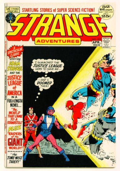 STRANGE ADVENTURES #235 DC Comics 1972 Justice League of America