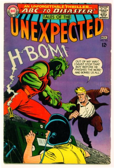 TALES of the UNEXPECTED #103 DC Comics 1967