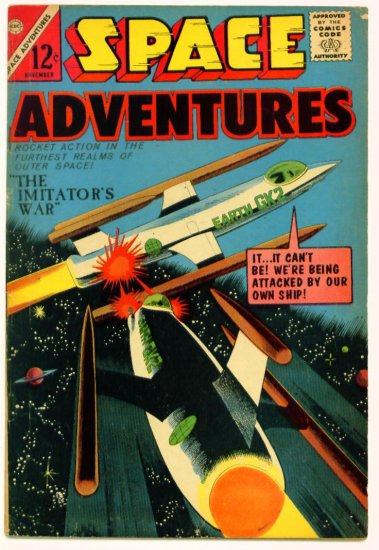 SPACE ADVENTURES #59 Charlton Comics 1964 LAST ISSUE V1