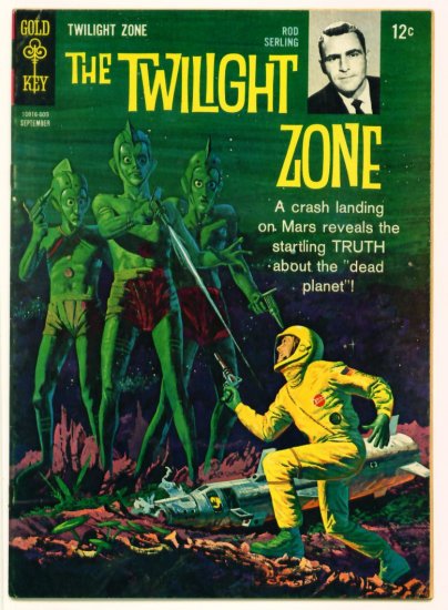 TWILIGHT ZONE #17 Gold Key Comics 1966 Rod Serling