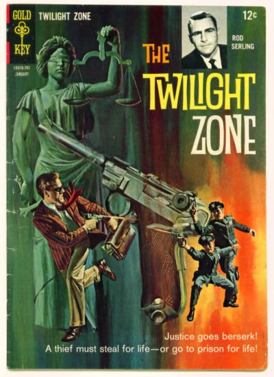 TWILIGHT ZONE #19 Gold Key Comics 1966 Rod Serling