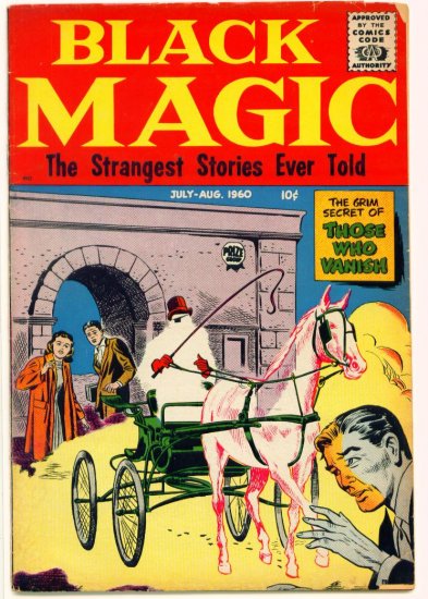 BLACK MAGIC V7 #3 Crestwood / Prize Comics 1960 Horror