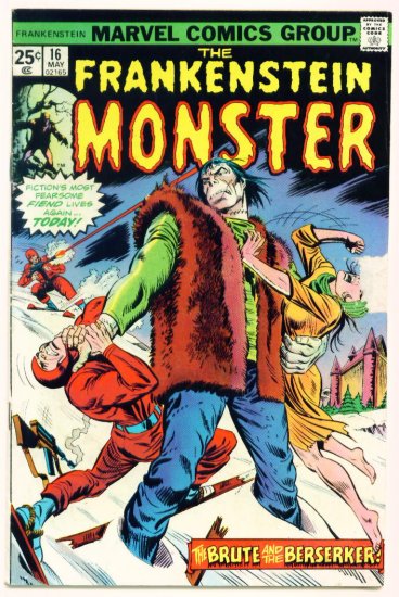 THE MONSTER OF FRANKENSTEIN #16 Marvel Comics 1975
