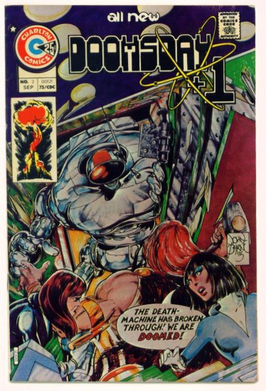 DOOMSDAY PLUS 1 #2 Charlton Comics 1975 -- John Byrne