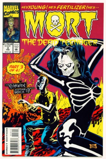 MORT the DEAD TEENAGER #3 Marvel Comics 1994