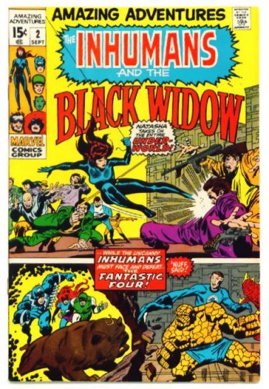 AMAZING ADVENTURES #2 Marvel Comics 1970 FINE Inhumans