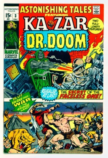 ASTONISHING TALES #3 Marvel Comics 1970 Doctor Doom