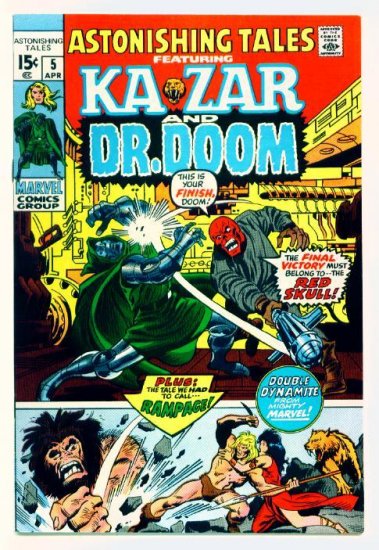 ASTONISHING TALES #5 Marvel Comics 1971 Doctor Doom