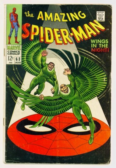 AMAZING SPIDER-MAN #63 Marvel Comics 1968