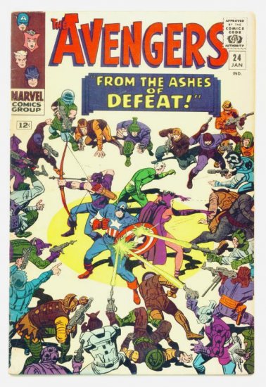 The AVENGERS #24 Marvel Comics 1966