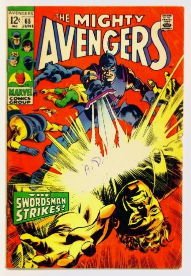 The AVENGERS #65 Marvel Comics 1969