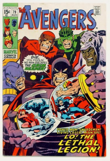 The AVENGERS #79 Marvel Comics 1970