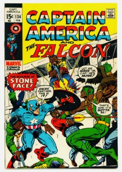 CAPTAIN AMERICA #134 Marvel Comics 1971 The Falcon