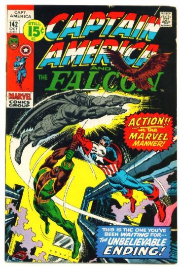 CAPTAIN AMERICA #142 Marvel Comics 1971 The Falcon