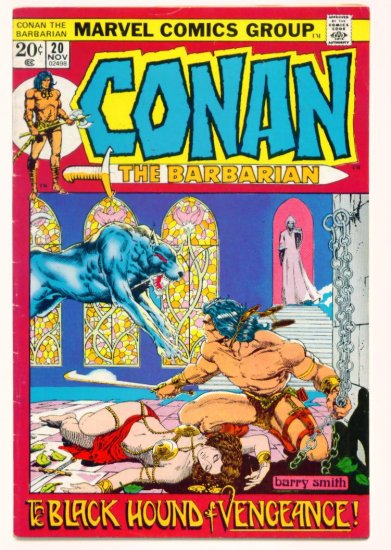 CONAN the BARBARIAN #20 Marvel Comics 1972 BARRY SMITH