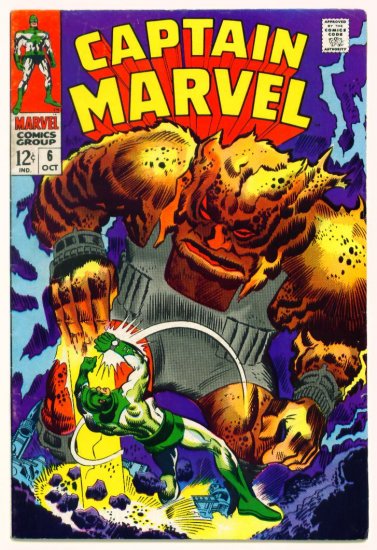 CAPTAIN MARVEL #6 Marvel Comics 1968 Mar-Vell