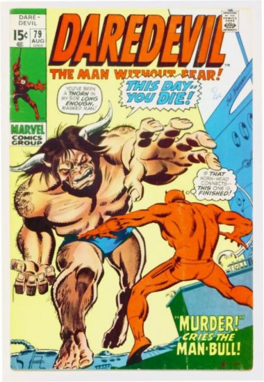 DAREDEVIL #79 Marvel Comics 1971 FN Stan Lee Cameo