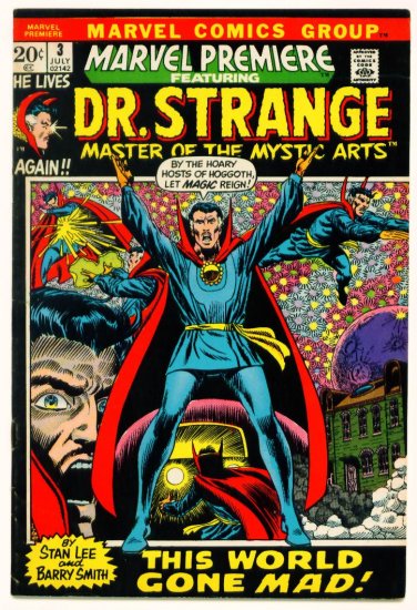 DOCTOR STRANGE Marvel Premiere #3 (1972) Barry Smith