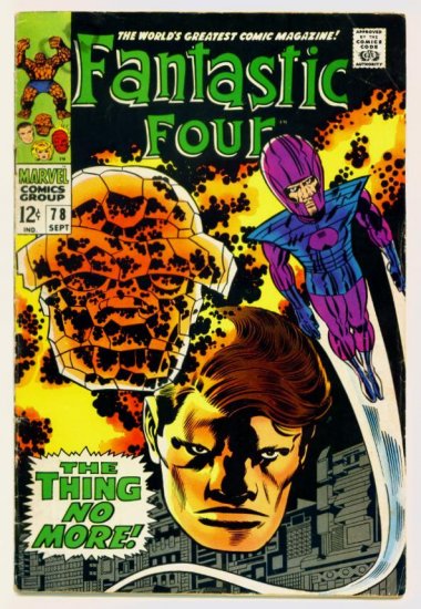 FANTASTIC FOUR #78 Marvel Comics 1968
