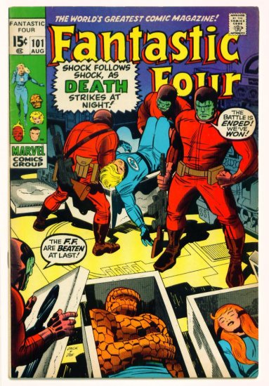 FANTASTIC FOUR #101 Marvel Comics 1970 FINE