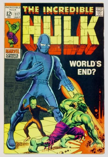 INCREDIBLE HULK #117 Marvel Comics 1969 The Leader