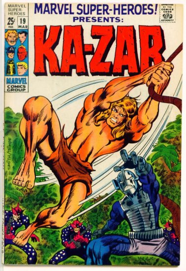 MARVEL SUPER-HEROES #19 Marvel Comics 1969 GIANT George Tuska