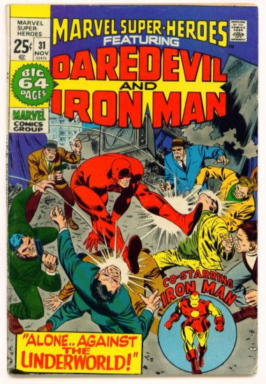 IRON MAN Super-Heroes #31 Marvel Comics 1971 GIANT