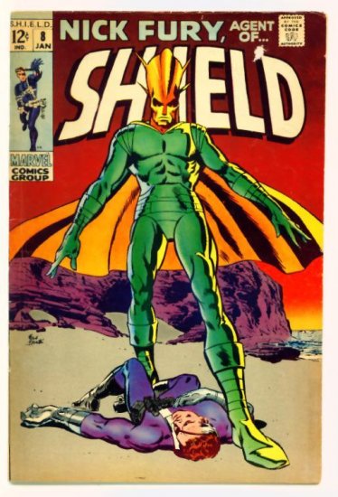 NICK FURY Agent of SHIELD #8 Marvel Comics 1969