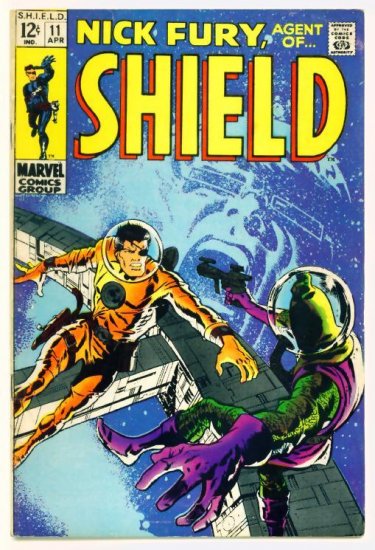 NICK FURY Agent of SHIELD #11 Marvel Comics 1969