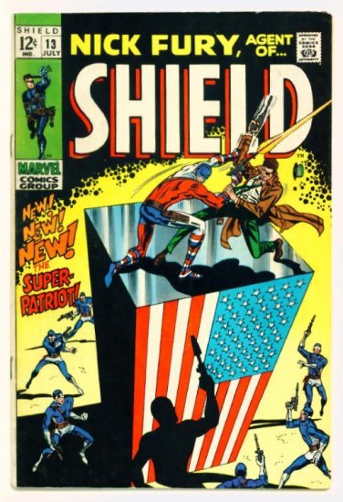 NICK FURY Agent of SHIELD #13 Marvel Comics 1969