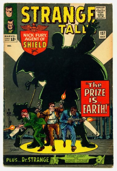 STRANGE TALES #137 Marvel Comics 1965 Nick Fury SHIELD