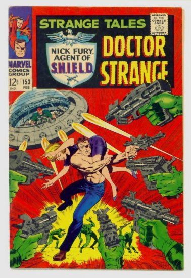 STRANGE TALES #153 Marvel Comics 1967 Steranko