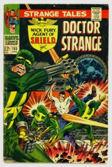 STRANGE TALES #155 Marvel Comics 1967 Steranko