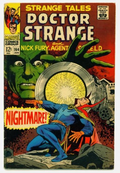 STRANGE TALES #164 Marvel Comics 1968 Steranko