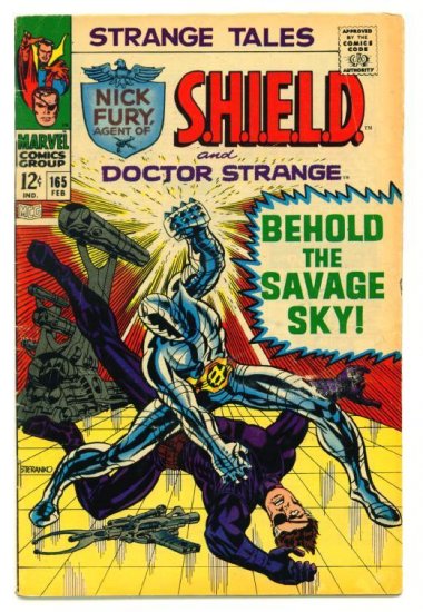 STRANGE TALES #165 Marvel Comics 1968 Steranko