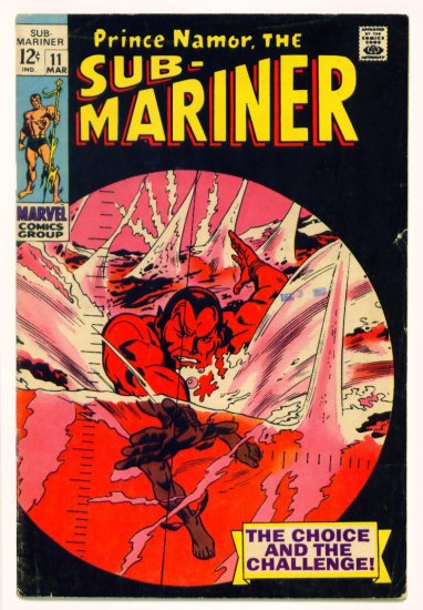 SUB-MARINER #11 Marvel Comics 1969