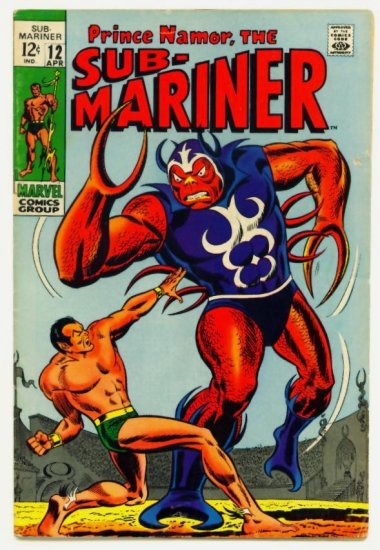 SUB-MARINER #12 Marvel Comics 1969