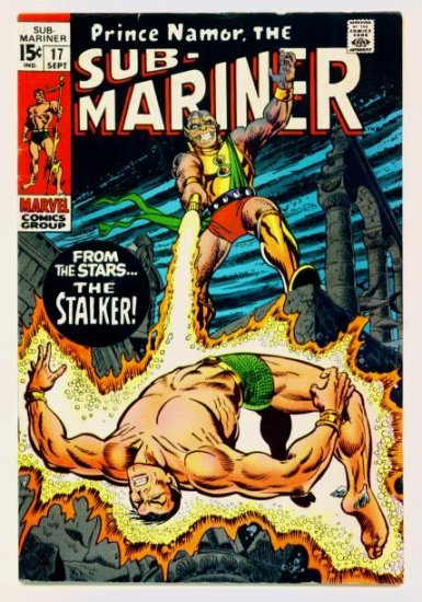 SUB-MARINER #17 Marvel Comics 1969 The Stalker