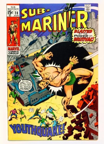 SUB-MARINER #28 Marvel Comics 1970