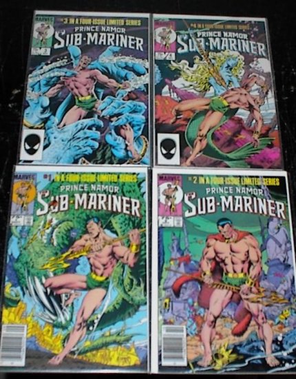 PRINCE NAMOR Sub-Mariner #1 - #4 Full Run Marvel Comics