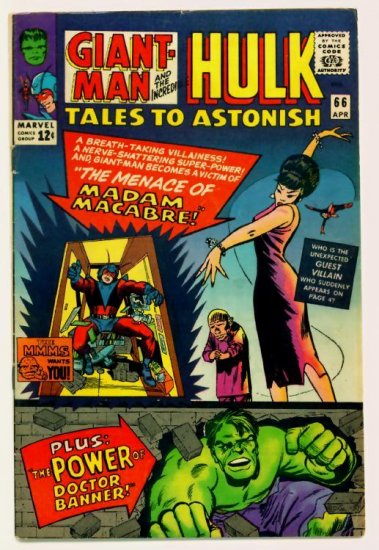 TALES to ASTONISH #66 Marvel Comics 1965 GIANT MAN