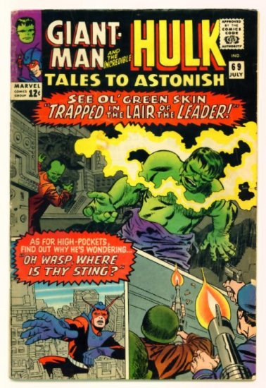 TALES to ASTONISH #69 Marvel Comics 1965 GIANT MAN