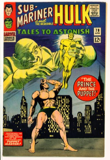 TALES to ASTONISH #78 Marvel Comics 1966 The Hulk
