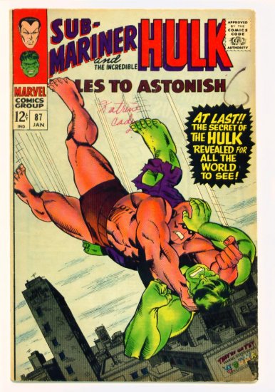 TALES to ASTONISH #87 Marvel Comics 1967 The Hulk