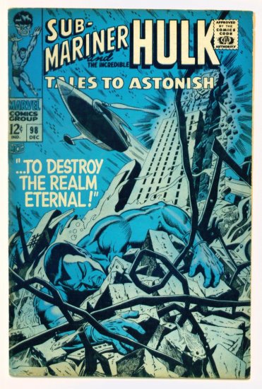 TALES to ASTONISH #98 Marvel Comics 1967 The Hulk